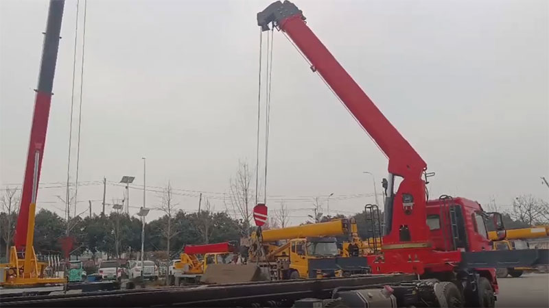 Caminhões Guindastes Articulados 16T, SST16S5